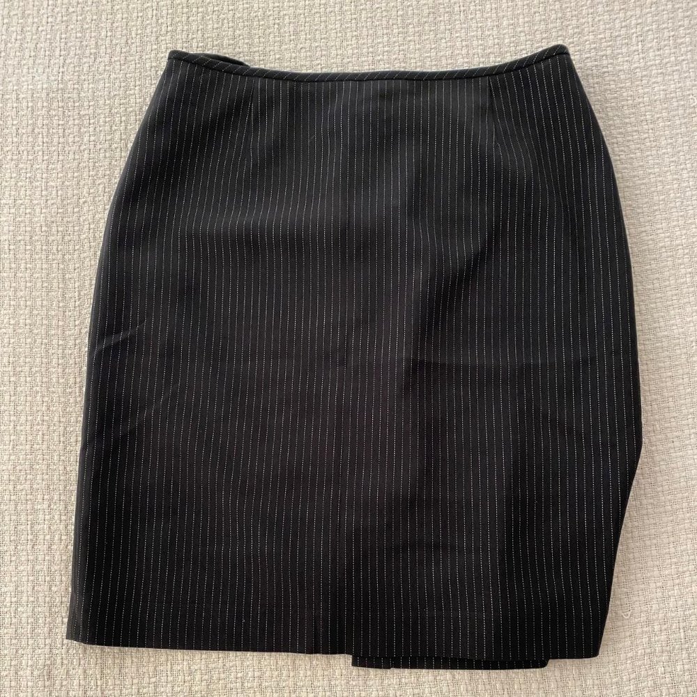 Womens Elegant Ruched Knee Length Slim Fit Business Skirt